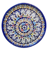 Multicolor Blue Pottery Deep Platter