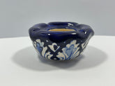 Blue Pottery Round Ashtray