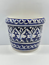 Blue Pottery Wall Planters