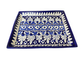 Blue Pottery Square Platter
