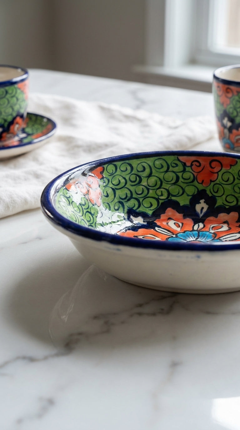 Authentic Salsa Bowl – Hand-Painted Mexican Art for Your Table