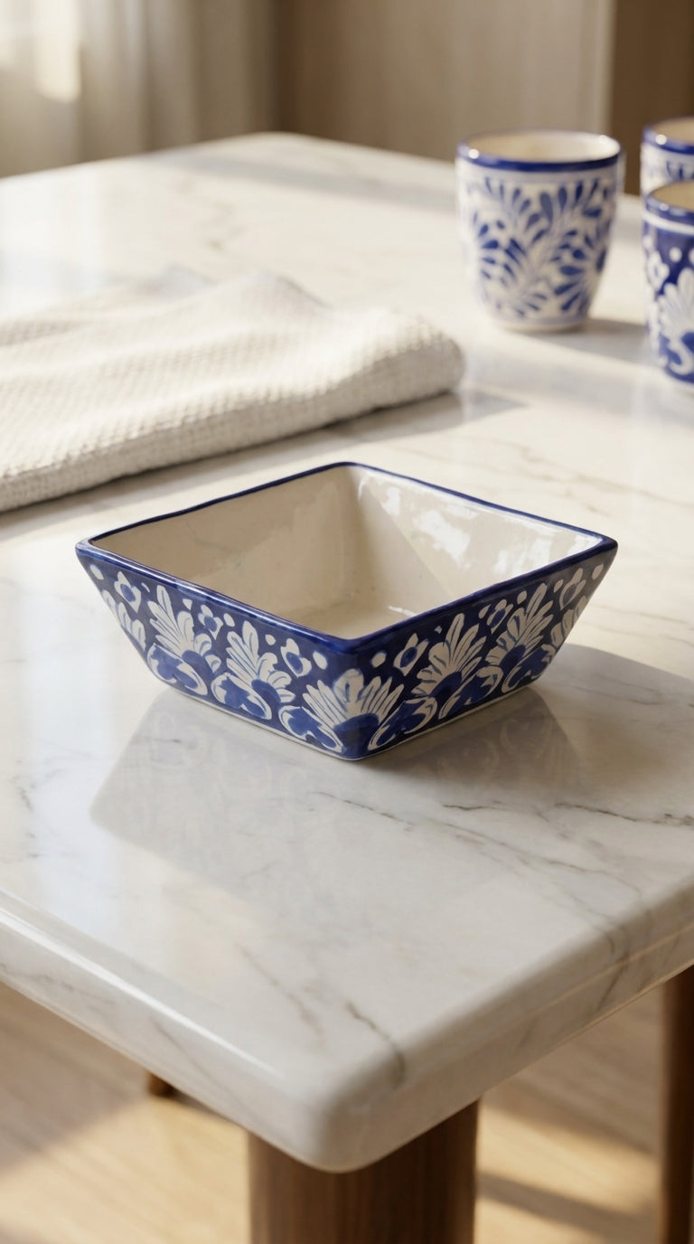 Deep Dish Square Serving Bowl