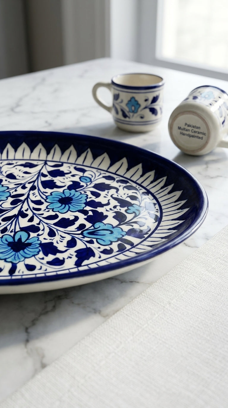Handcrafted Oval-Shaped Dish
