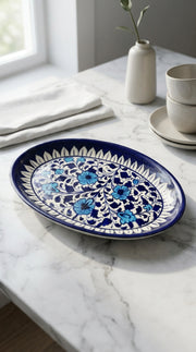 Handcrafted Oval-Shaped Dish