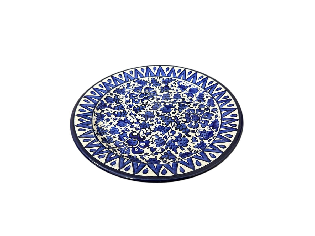 Blue Pottery Round Platter