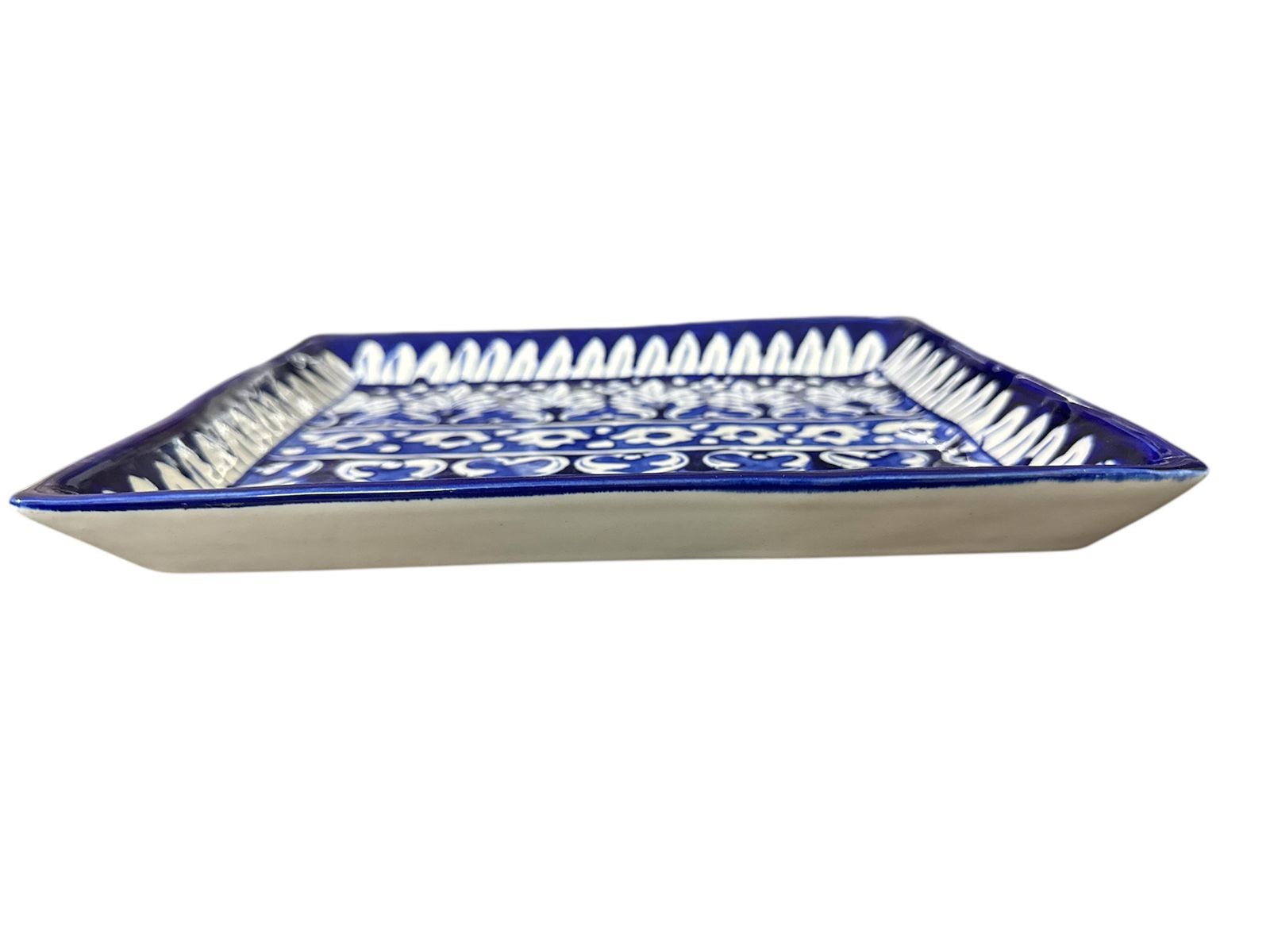 Blue Pottery Square Platter