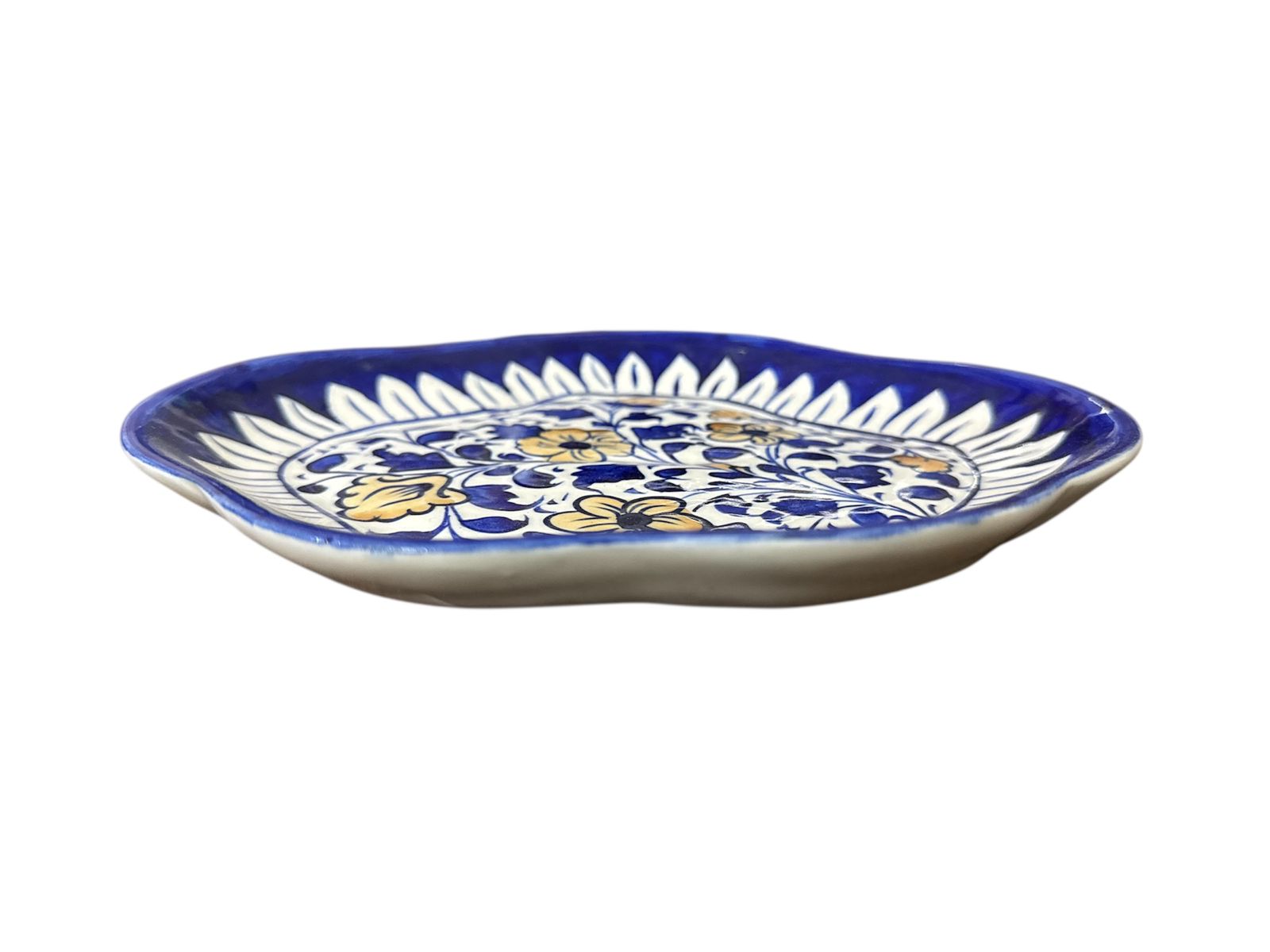 Blue Pottery Decorative Plate