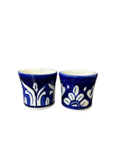 Blue Pottery Flower pots