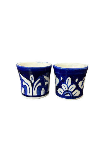 Blue Pottery Flower pots